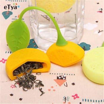 Tea Infuser lemon pear Rose Note fish Tower Strainers FDA Approved Silicone Loose Leaf Herbal Spice Holder Blacktea Brewing Tool