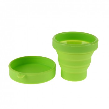 Outdoor Folding CupTravel Silicone Retractable Folding tumblerful Telescopic Collapsible Folding Water Cup 8 x 8 x 2 cm