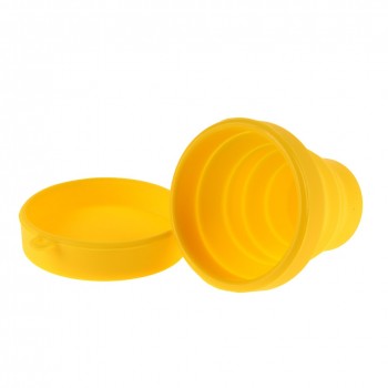 Outdoor Folding CupTravel Silicone Retractable Folding tumblerful Telescopic Collapsible Folding Water Cup 8 x 8 x 2 cm
