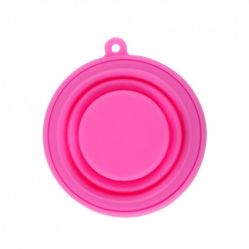 Outdoor Folding CupTravel Silicone Retractable Folding tumblerful Telescopic Collapsible Folding Water Cup 8 x 8 x 2 cm
