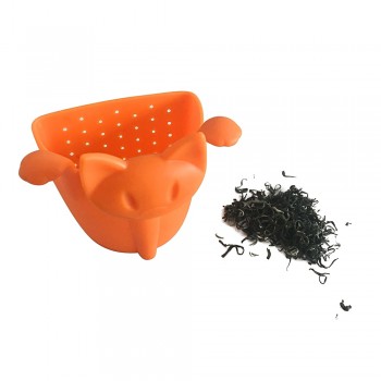 Creative Cute Cat Tea Strainer Tea Infuser Food Grade Silicone Loose Leaf Mug Strainer Hanging On Cup Fun Cartoon Tea Accessorie