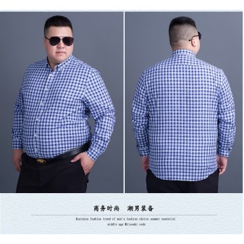 Big 10XL 8XL 6XL 5XL Mens classic plaid shirt Long sleeve dress shirt men Business formal shirts Mens clothing camisa masculina