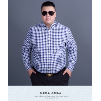 Big 10XL 8XL 6XL 5XL Mens classic plaid shirt Long sleeve dress shirt men Business formal shirts Mens clothing camisa masculina