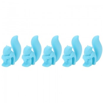Cooking Tools Small Recognizer Device Tea Infuser Cup Of Tea Hanging Bag 5pcs Cute Silicone Squirrel Tea Bag Hanging Tea Infuser