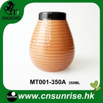 1Pcs/Lot Original Argentina Yerba Mate Calabash Gourds Ceramic Mate Cups Nice Appearance Hot Sales MT001-350A