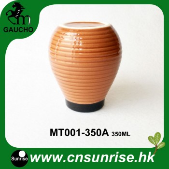 1Pcs/Lot Original Argentina Yerba Mate Calabash Gourds Ceramic Mate Cups Nice Appearance Hot Sales MT001-350A