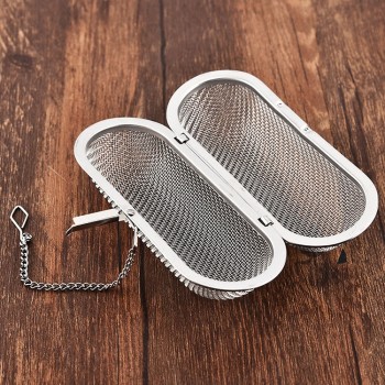 Mesh Cooking Tea Infuser Reusable Tea Strainer Teapot Stainless Steel Loose Tea Leaf Spice Filter Drinkware Kitchen Accessories