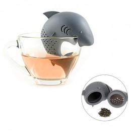 Tea Infuser American Shark Shape Silicone Strainers Tea Strainer Infusor Filter Empty Bags Leaf Diffuser Accessorie Drinkware