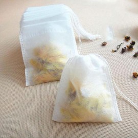 100pcs Teabags Empty Scented Tea Tea Strainers Bags With String Heal Seal Filter Paper Herb Loose Tea Soaking Pockets 5.5cm*6cm