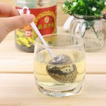 4.5cm Stainless Steel Kettles Infuser Strainer Tea Locking Spice heart Shaped spoon Ball