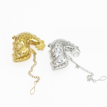 1Pc Stainless Steel Bird Owl Star Shaped Silicone Tea Infuser Strainers Filter Loose Tea Bag Leaf Herbal Spice Filter Diffuser