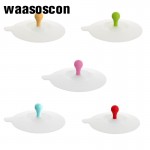 Fashionable Silicone Cup Cover With Spoon Ceramic Food-grade Heat-resistant Safe Healthy Dustproof Reusable Silicone Lid