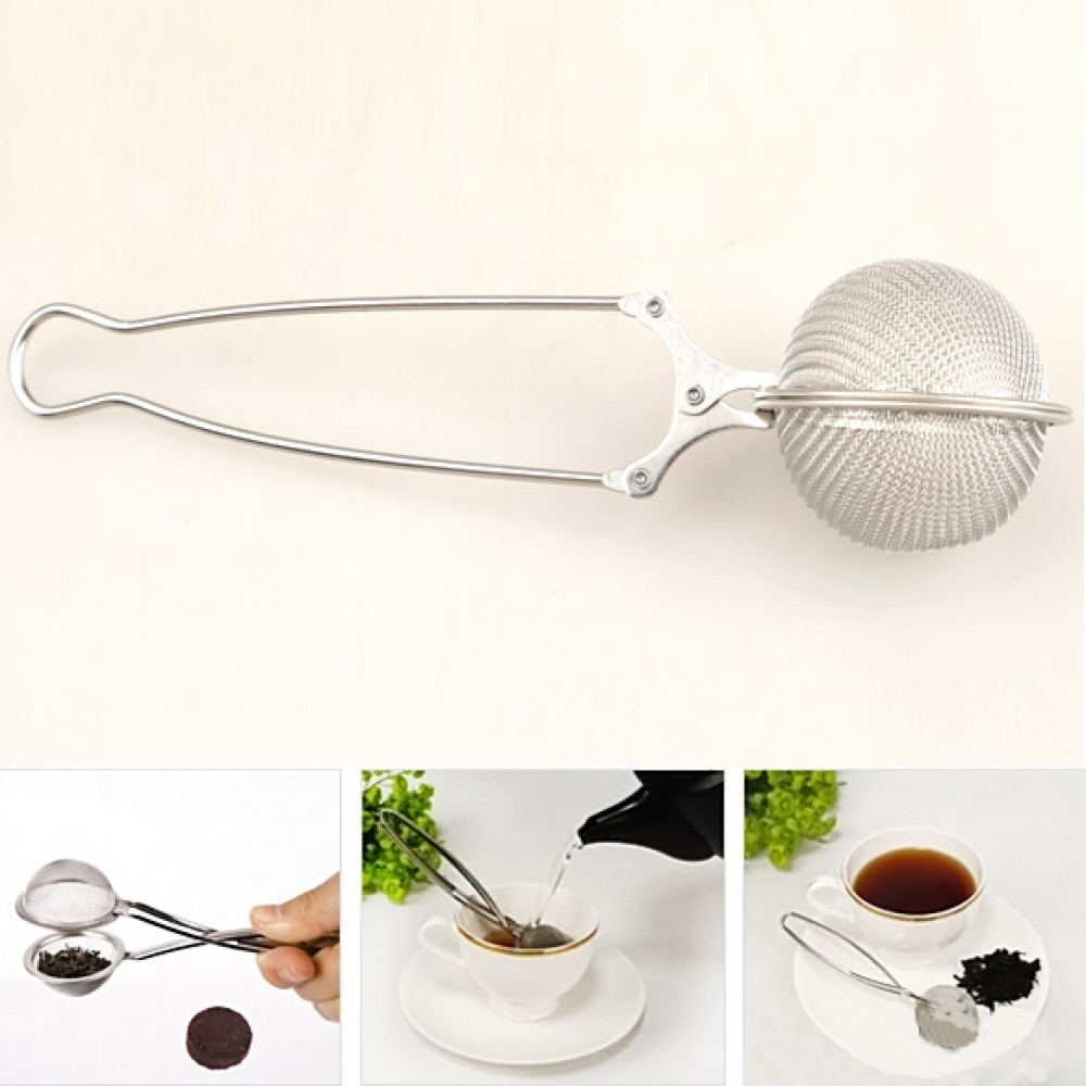 Helpful Stainless Steel Tea Pot Infuser Strainer Ball Mesh