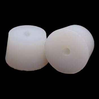 8mm Home Brew Wine Stoppers Silicone Plug With Hole For Airlock Valve Bubbler Grade Silicone Rubber Stopper