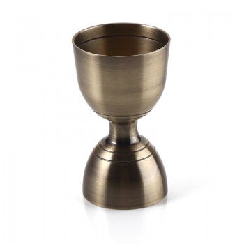 Premium Double End Cocktail Jigger 1/2 oz ( 25/50ml )  in Mirror, Copper, Golden, Black amp; Bronze Finish,  Barware / Bar Tools
