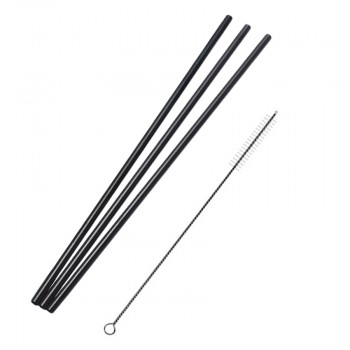 2pc/4pcs Reusable Metal Drinking Straws Colorful Stainless Steel Sturdy Bendy or Upright Drinks Straw for Mugs + Cleaning Brush