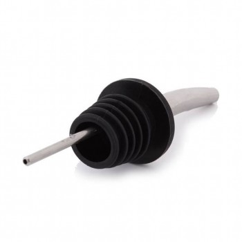 2pcs HOT Stainless steel wine Olive Oil Pourer Dispenser Spout Glass Bottle Pourer Black HQ
