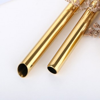 1pc 304 Stainless Steel 12mm Drinking Straw Drink Pearl Milkshake Fat Bubble Tea Straws Cocktail Party Jumbo With 1pc Brush