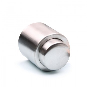 Stainless Steel Wine Bottle Stopper Plug Silver Elegant Vacuum Sealer Wine Stopper Saver Preserver Pump Sealed