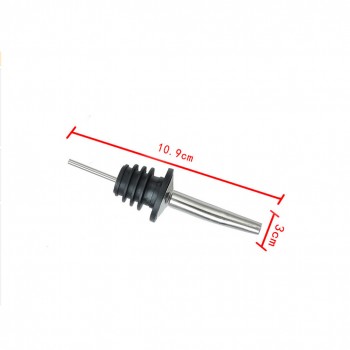 6pcs Stainless Olive Oil Steel Free Flow Pourers Liquor Bottle Pourer Wine Spout Dispenser