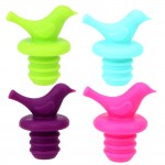 Preservation Bottle Stopper Silicone Creative Bird Design 1Pcs Safe And Healthy Family Bar Tools Bottle Caps Wine Stopper