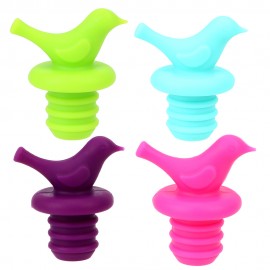 Preservation Bottle Stopper Silicone Creative Bird Design 1Pcs Safe And Healthy Family Bar Tools Bottle Caps Wine Stopper