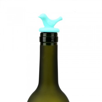 Preservation Bottle Stopper Silicone Creative Bird Design 1Pcs Safe And Healthy Family Bar Tools Bottle Caps Wine Stopper