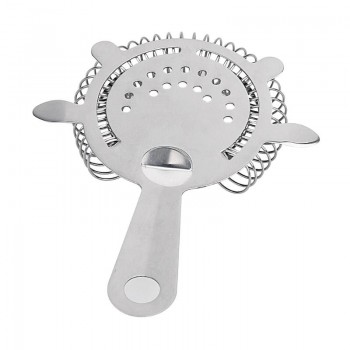New 1pc Stainless Steel Bar Strainer Cocktail Shaker Ice Strainer Bartender Bar Percolator Colander Ice Strainer Mixed Barware