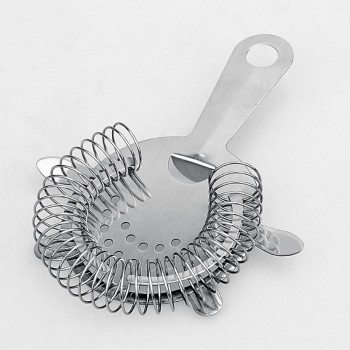 New 1pc Stainless Steel Bar Strainer Cocktail Shaker Ice Strainer Bartender Bar Percolator Colander Ice Strainer Mixed Barware