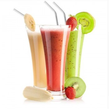 2pcs/4pcs Reusable Metal Drinking Straws Colorful Stainless Steel Sturdy Bendy or Upright Drinks Straw for Mugs + Cleaning Brush
