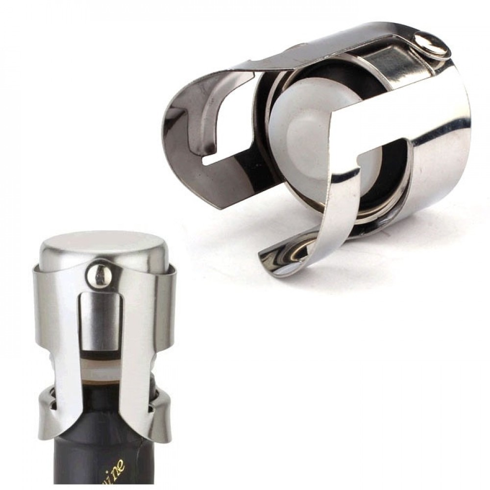 Taotown 2016  Stainless Steel Champagne Stopper Sparkling Wine Bottle Plug Sealer