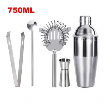 UPORS Cocktail Shaker 550ml/750ml Stainless Steel Wine Martini Boston Shaker Mixer For Bar Party Bartender Tools Bar Accessories