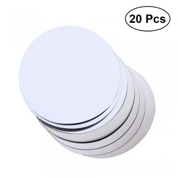 ROSENICE 6/12/20pcs Silver Aluminum Foil Wine Pourer Disc Foldable Flexible Drip Stop Pour Spouts Disk Drop Stop Pouring Disks