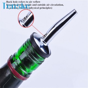 Tenske Pourer 1pc Stainless Steel Oil Cork Bartender Wine Mouth Wine Accessories #10 2018 GIFT Drop  C0606