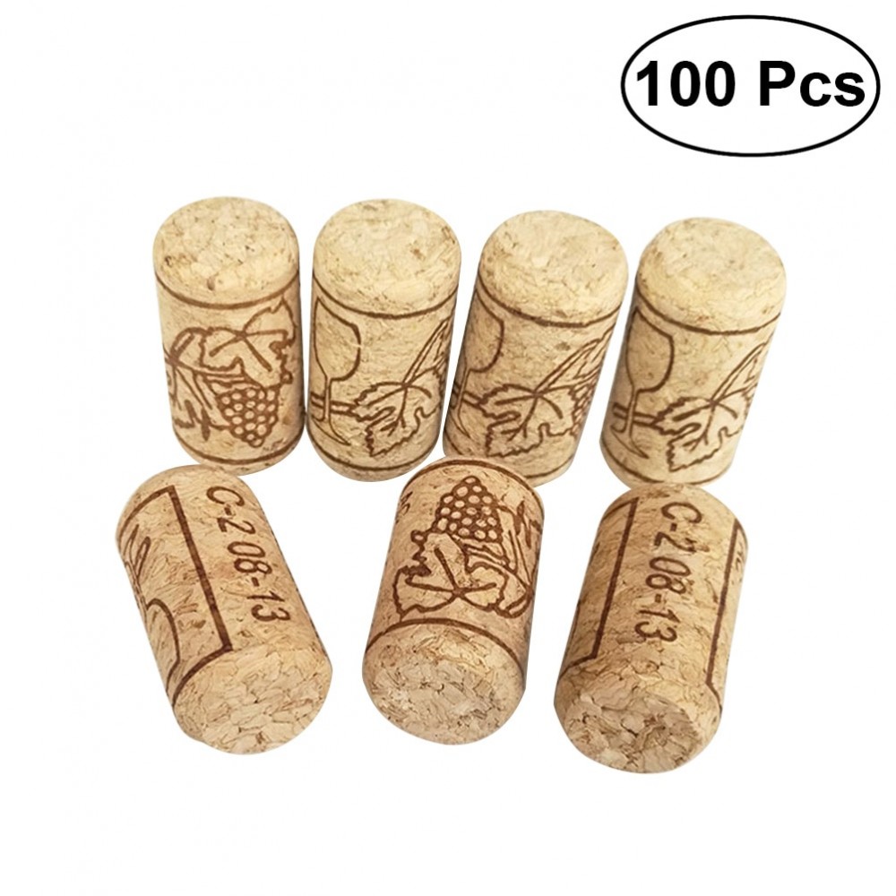100pcs Wine Cork Reusable Creative Functional Portable Sealing Wine Cork Wine Bottle Cover for Bottles Wine