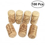100pcs Wine Cork Reusable Creative Functional Portable Sealing Wine Cork Wine Bottle Cover for Bottles Wine