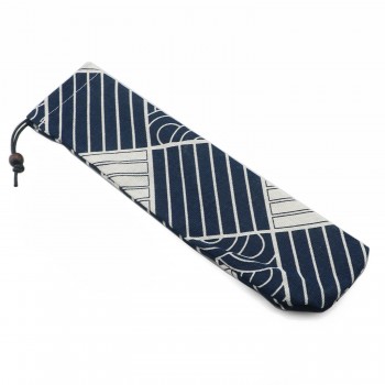 JANKNG 1-Pcs Metal Straw Bags Mutil-Color Resuable Straw Linen Storage Bag Pouch Chopsticks Spoon Tableware Bag Clean Brush