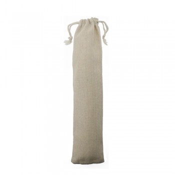 JANKNG 1-Pcs Metal Straw Bags Mutil-Color Resuable Straw Linen Storage Bag Pouch Chopsticks Spoon Tableware Bag Clean Brush