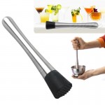 1pcs Stainless Steel Bar Cocktail Mojito Mint Muddler DIY Drink Fruit Ice Cocktail Mixer Muddler Bartenders Barware Bar Tools