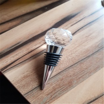 Home Wine Collection Red Wine Bottle Stopper Crystal Glass Vacuum Seale Wine Stopper
