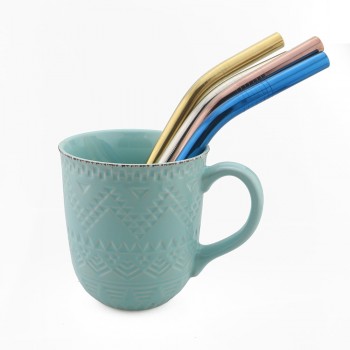 Extra Wide Metal Straw Stainless Steel Straw Reusable Drinking Straws Diameter 12mm Tube Smoothies Tapioca Pearls Bar Party