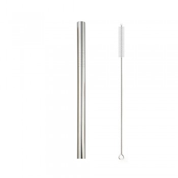 Extra Wide Metal Straw Stainless Steel Straw Reusable Drinking Straws Diameter 12mm Tube Smoothies Tapioca Pearls Bar Party