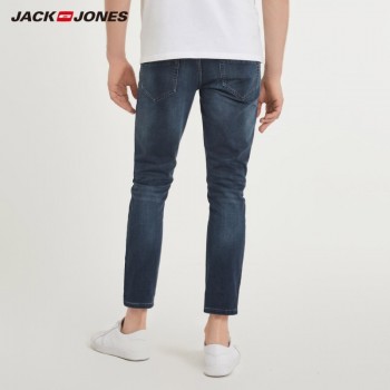 JackJones 2019 Winter New Mens Elastic Cotton Stretch Jeans Pants Loose Fit Denim Trousers Mens Brand Fashion |218132571