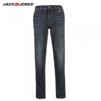 JackJones 2019 Winter New Mens Elastic Cotton Stretch Jeans Pants Loose Fit Denim Trousers Mens Brand Fashion |218132571