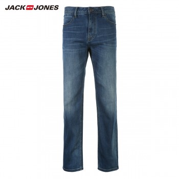JackJones 2019 Winter New Mens Elastic Cotton Stretch Jeans Pants Loose Fit Denim Trousers Mens Brand Fashion |218132571
