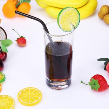 Colorful Metal Straws Reusable Straws Stainless Steel Drinking Straw with Cleaner Brushes for Party Drinkware