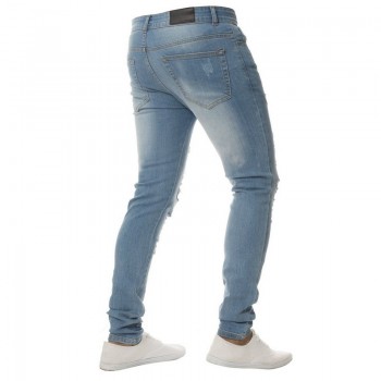 WENYUJH Cotton Jean Mens Pants Vintage Hole Cool Trousers Guys 2019 Summer Europe America Style Plus Size 4XL Ripped Jeans Men