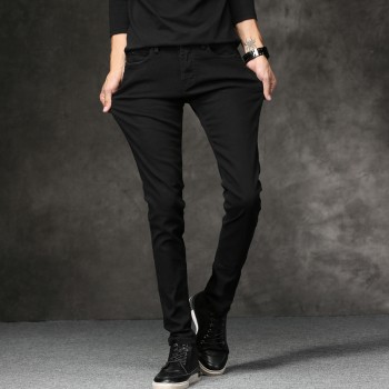 2018 Spring New men Jeans Black Classic Fashion Designer Denim Skinny Jeans mens casual High Quality Slim Fit Trousers
