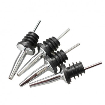 Stainless Steel  Wine Bottle Stopper Hot-sale 4Pcs Bar Supplies Bottle Spout Pourer