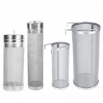 300 Micron Stainless Steel Homebrew Brew Beer Hop Spider Mesh Filter Strainer With Hook Reusable Beer Brewing Bar Accessories